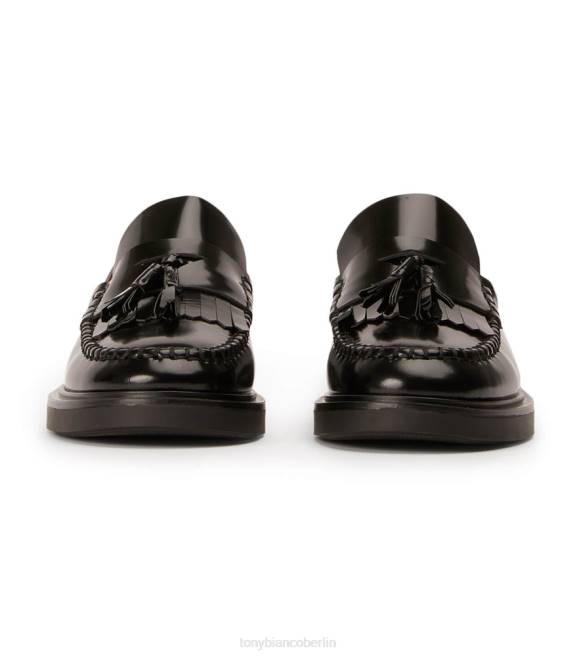 Slipper| de Tony Bianco Frauen Colt-Flats Schwarz hochglänzend 4624577